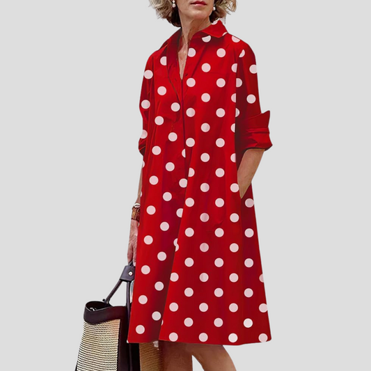 Ana - Vestido Midi Luxe para una Elegancia Sin Esfuerzo