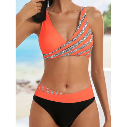 Zoë - Geprinte Haltertop Kleding