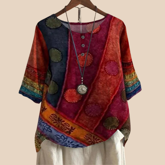 Valarie - Top Bohemio Colorido
