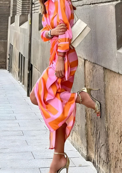 Weronika | Vestido Cruzado con Estampados