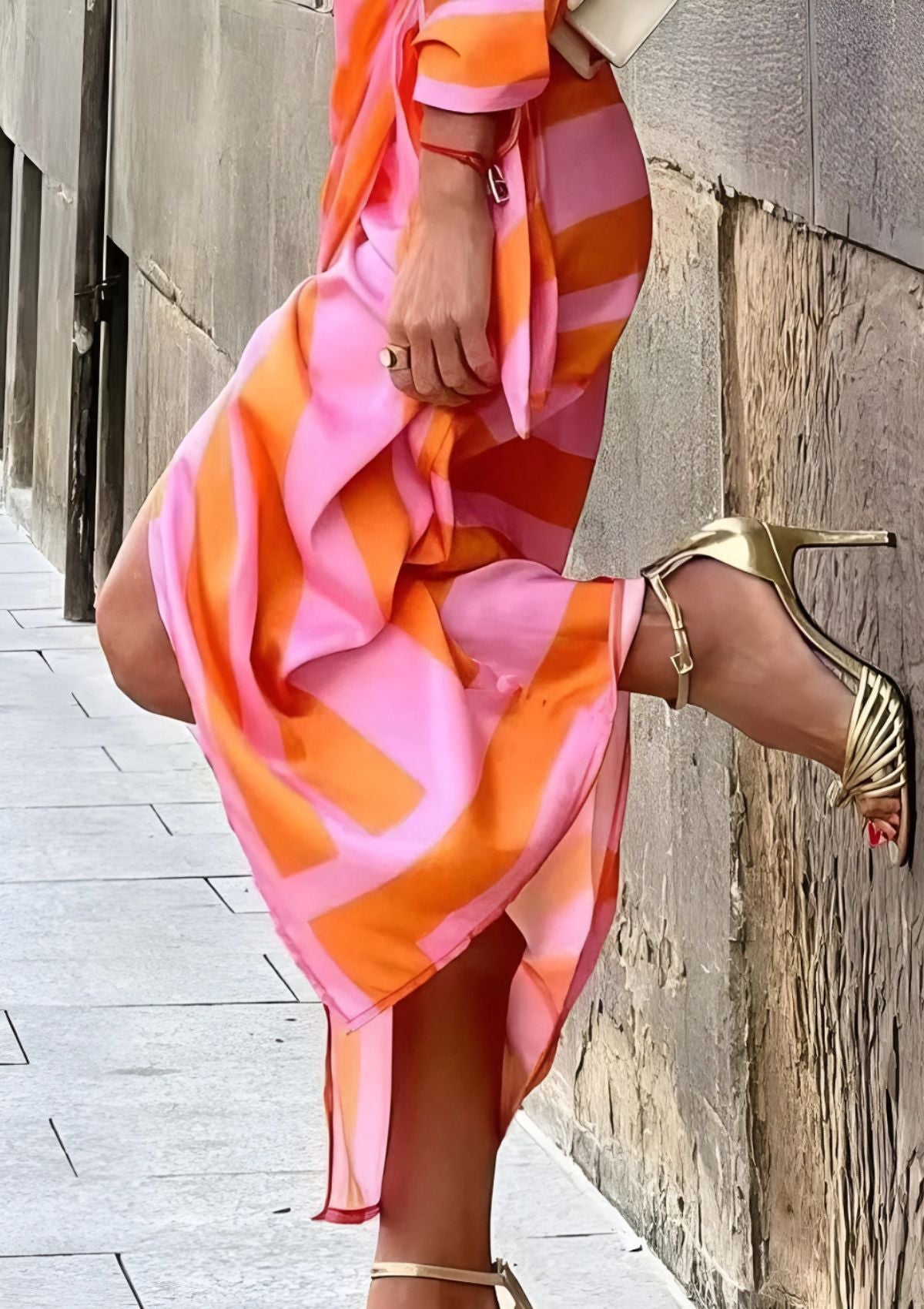 Weronika | Vestido Cruzado con Estampados