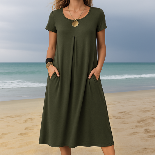 Krystyna | vestido cómodo con bolsillos para días de verano