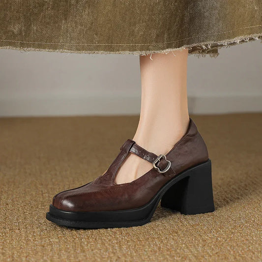 Camélia - Elegante Zapato de Cuero