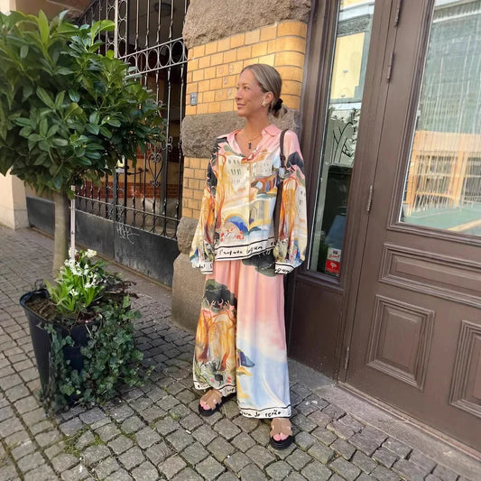 Hawái | Conjunto floral de dos piezas