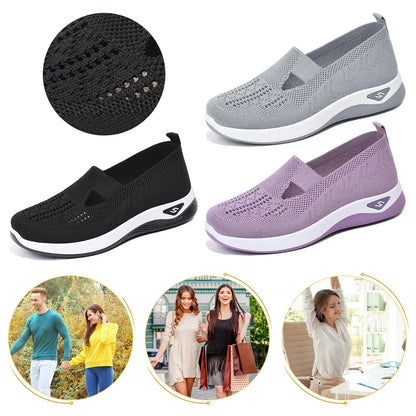 Zapatos minimalistas transpirables para mujeres – ortopédicos, antideslizantes y con soporte de arco