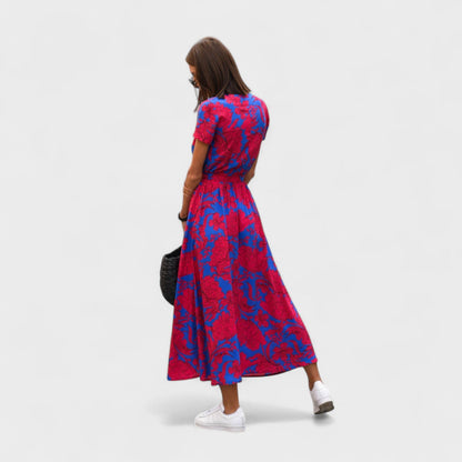 Vestido Lirio Rosa – Estilo Boho Chic