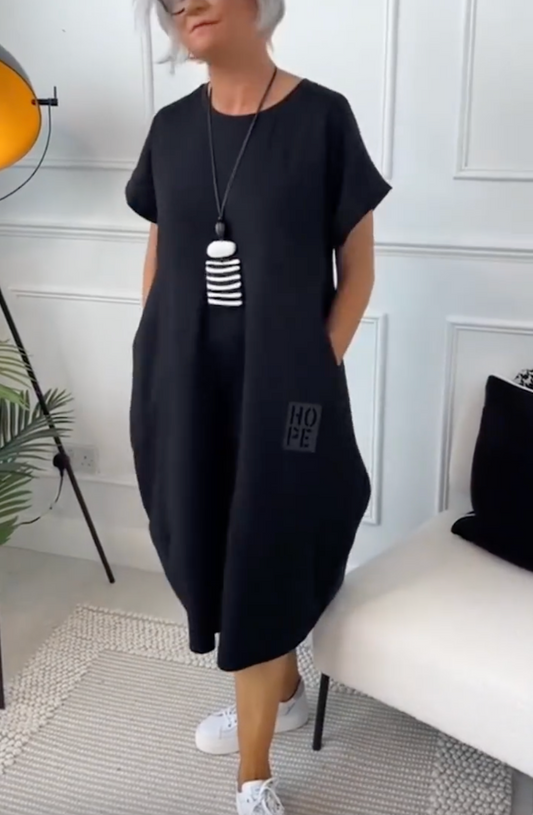 Zuzanna | Vestido de verano ligero con escote redondo