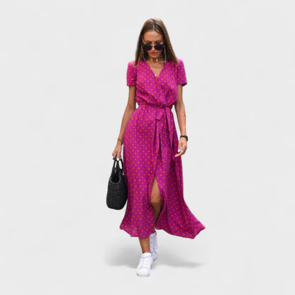 Vestido Lirio Rosa – Estilo Boho Chic
