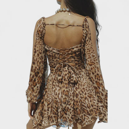 Vestido León Dorado