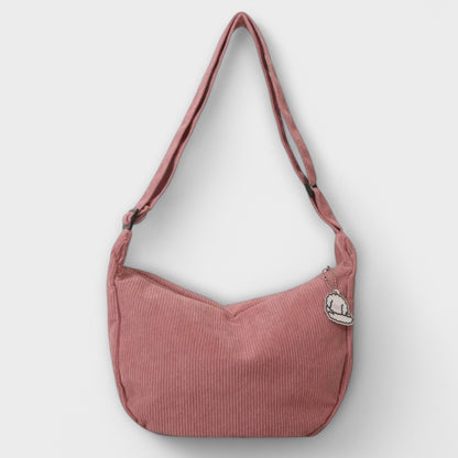 Bolsos bandolera de pana para mujer