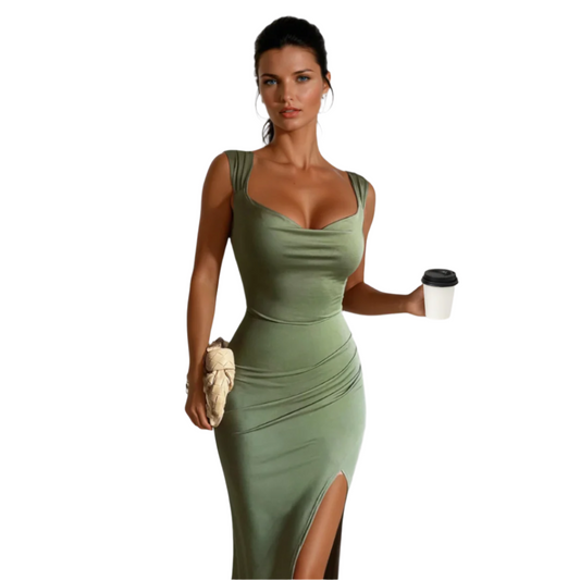 Reniva™ | Vestido Maxi Esculpido
