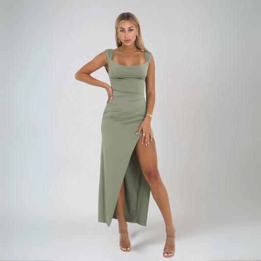 Reniva™ | Vestido Maxi Esculpido