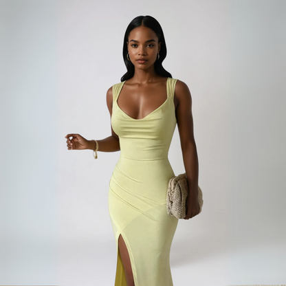 Reniva™ | Vestido Maxi Esculpido