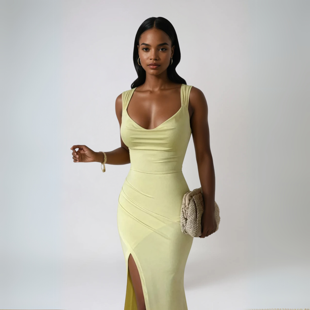Reniva™ | Vestido Maxi Esculpido