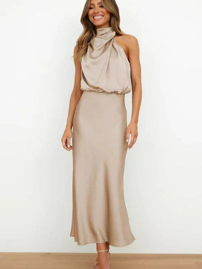 Benthe | Vestido Midi con Hombros Descubiertos