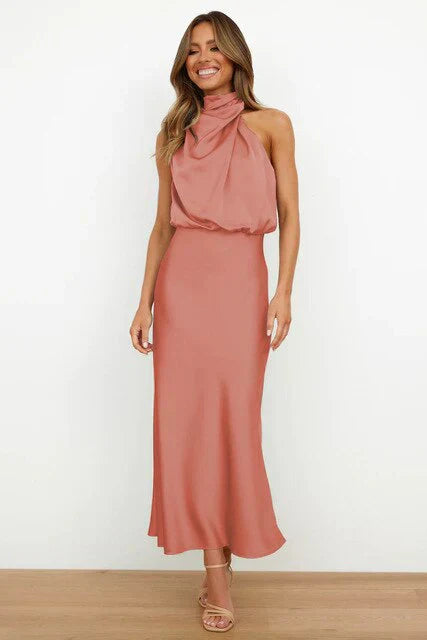 Benthe | Vestido Midi con Hombros Descubiertos