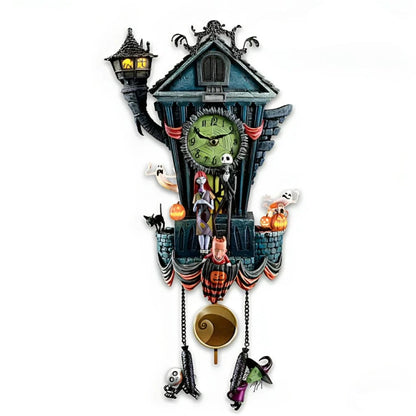 HallowClock - Horloge Murale d'Halloween, Cauchemar Avant Noël