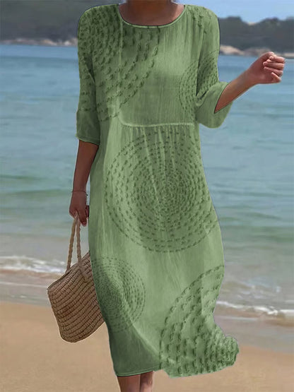 Mira Punto | Vestido de verano con textura delicada