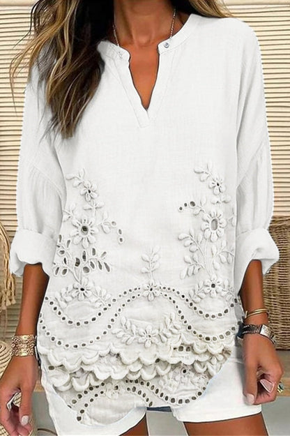 Blusa Coastal Bloom
