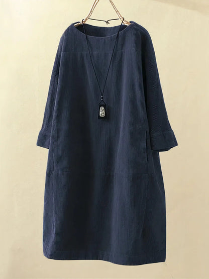 Zophie™ - Vestido de Pana Vintage Relajante
