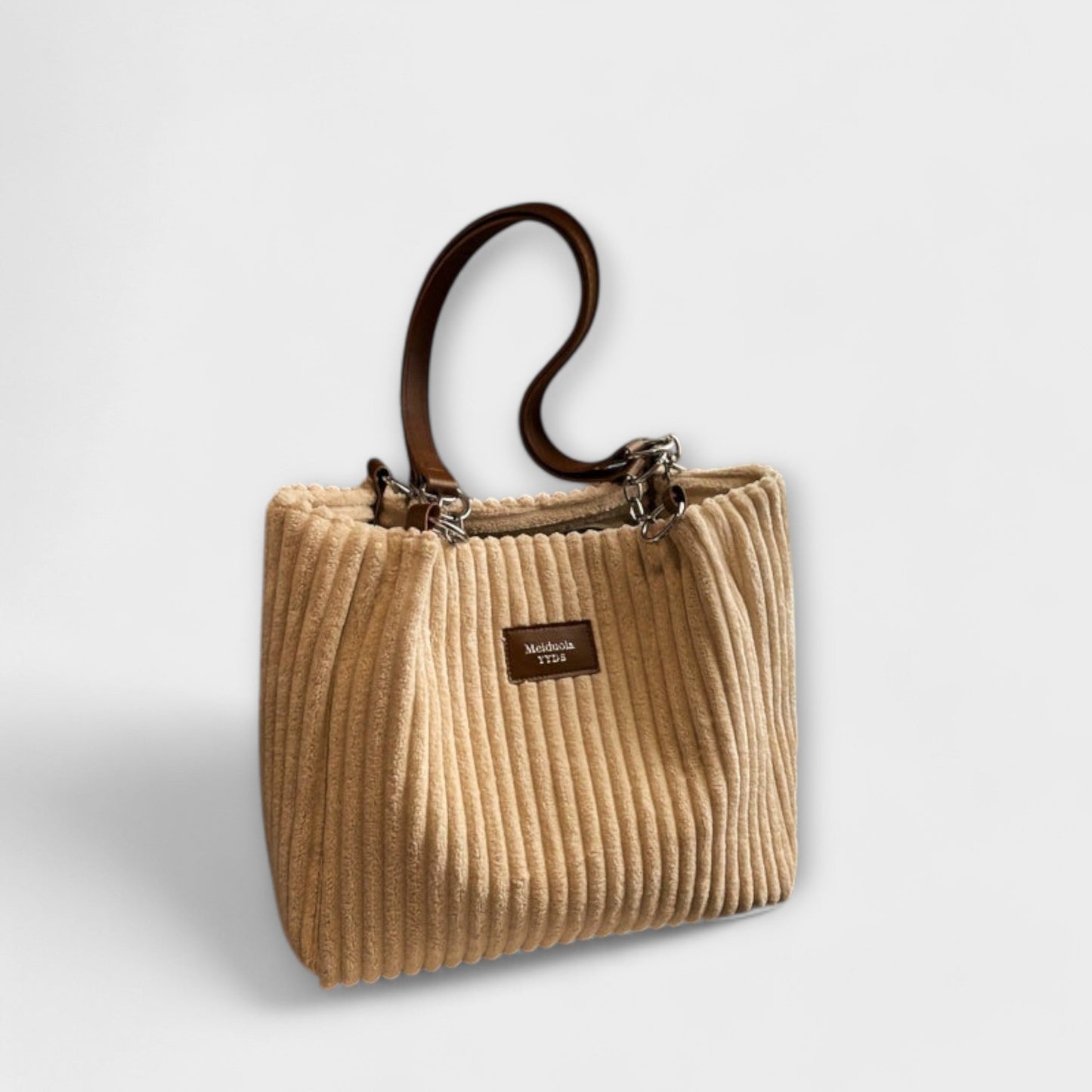 Rita. – Bolso de hombro de pana suave