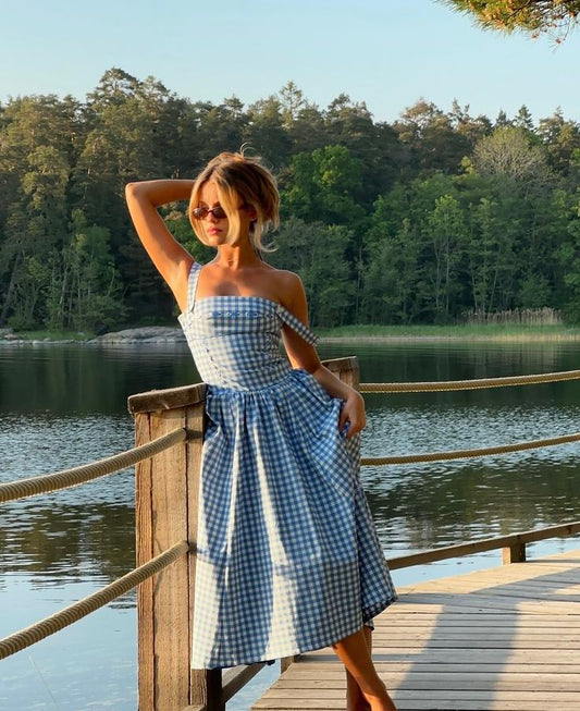Ariana | Vestido Midi Sin Mangas