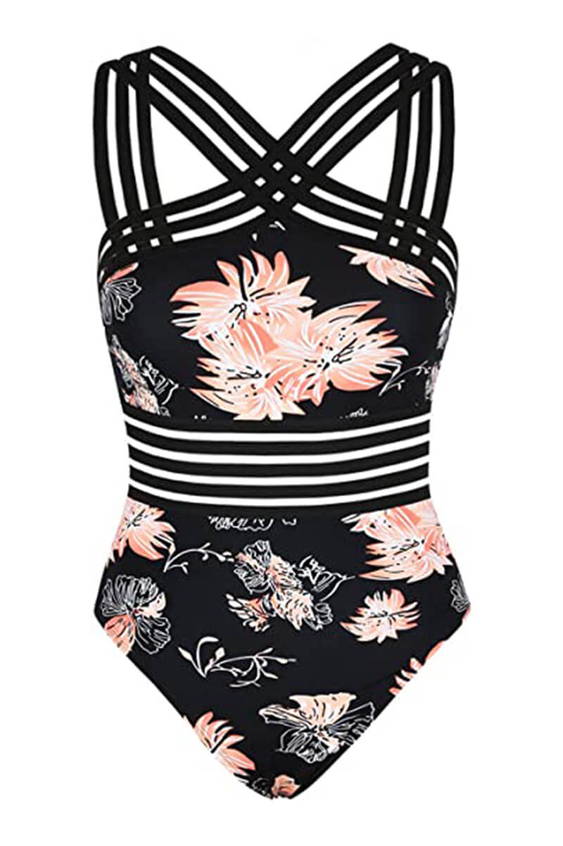 Traje de Baño Monokini con Cruce y Transparencia