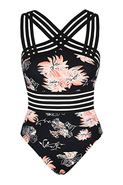 Traje de Baño Monokini con Cruce y Transparencia