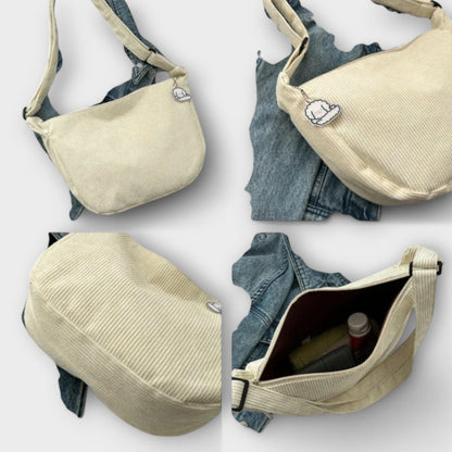 Bolsos bandolera de pana para mujer