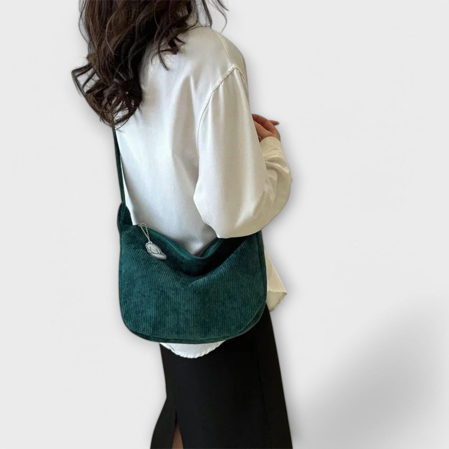 Bolsos bandolera de pana para mujer
