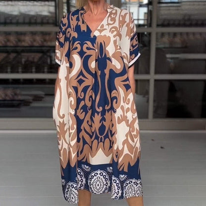Alessia | Vestido midi ligero con escote en V