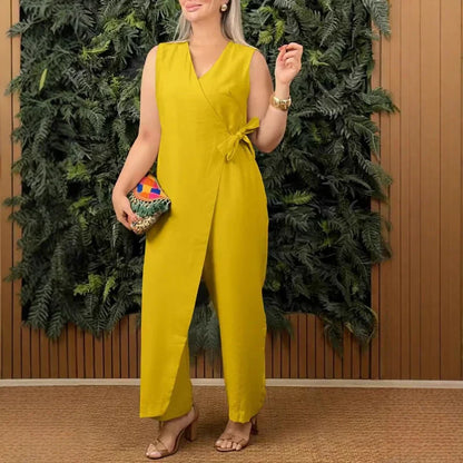 Lilianna | Mono elegante con diseño cruzado – clase sin esfuerzo