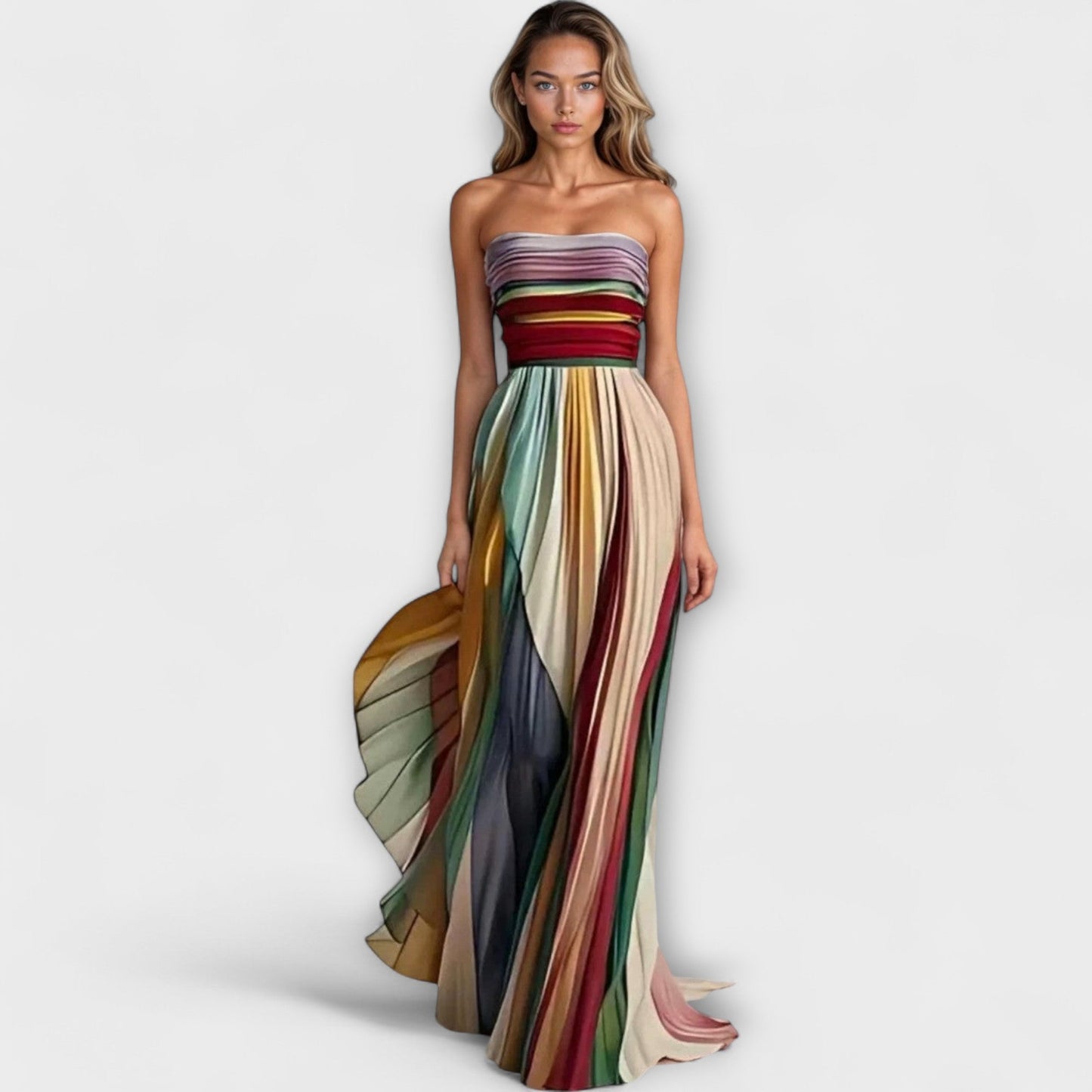 Aurora – Vestido Largo Sin Tirantes