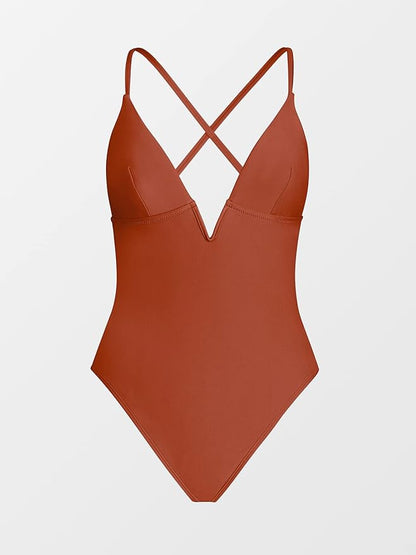 Serena - Traje de Baño con Escote en V