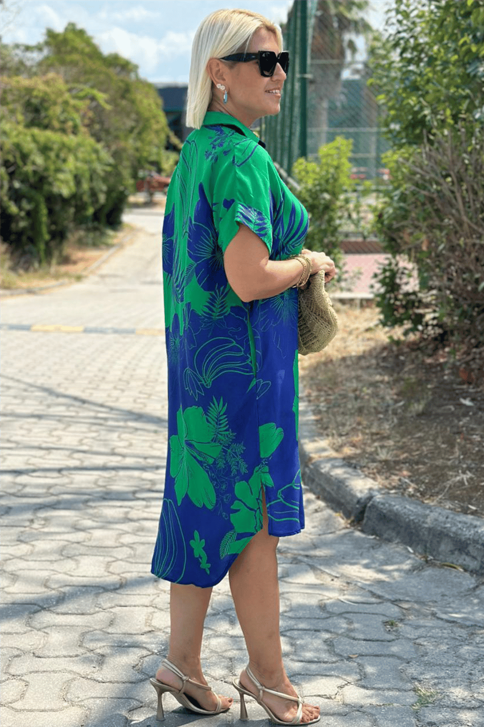Naomi – Vestido con estampado de flores